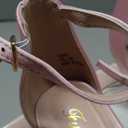 Furdeour Heels for Girls Dress Shoes Pearl Sandals Flower Girl Shoes Princess Teen Big Kids Wedding Dance Birthday Party Pageant (Pink)