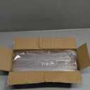 SHOPDAY 5 oz Plastic Dessert Cups 50 Pack Small Clear Square Parfait Cups with Spoons, Mini Plastic Tumbler Serving Cups for Tasting Party Appetizers Mousse Yogurt