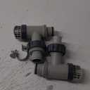 Intex Above Ground Plunger Valves with Gaskets & Nuts Replacement Part (2 Pack)