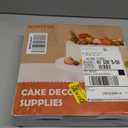 Kootek Cake Decorating Kit Baking Supplies Set Cake Turntable with 2 Frosting Straight Angled Spatula 3 Icing Smoother Scrapers Baking Accessories Tools for Beginners and Pros, White