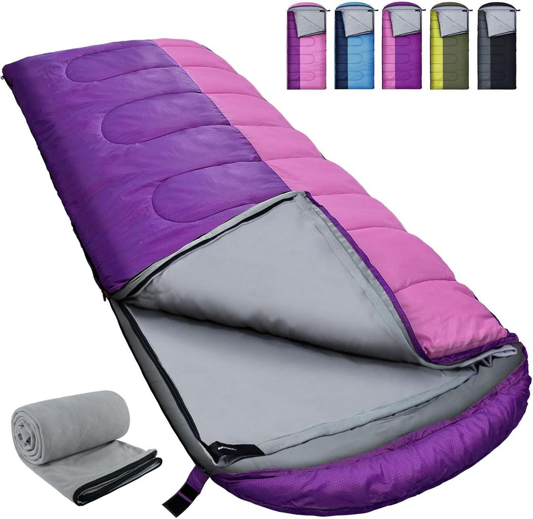 XL 10 Degree Sleeping Bags Waterproof for Adults 350GSM Machine Washable with Compression Sack for 3-4 Season Camping Outdoor (6.9lb with liner-Left) XL 10 Degree Sleeping Bags Waterproof for Adults 350GSM Machine Washable with Compression Sack for 3-4 Season Camping Outdoor (6.9lb with liner-Left)