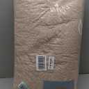 HORIMOTE HOME Pinkish Grey Ruffled Quilt King Size, Stone-Washed Lightweight Crinkled Farmhouse Rustic Shabby Chic Bedding Set, 3 Pieces Reversible Bedspread with Pillow Shams for All Season (King(106"x 96"))