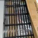 PJYuCien Dog Playpen, 8 Panels 30H Dog Pens Indoor with Bottom Pad, Metal Foldable Pet Puppy Exercise Fence Crate Kennel, Better for Small Animals,Grey