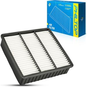 PHILTOP Engine air filter CA8208 Replacement for Compatible with Mitsubishi Lancer 2001-2007, Mirage 1997-2002, Outlander 2003-2006