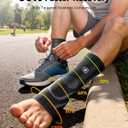 3 Pairs Ankle Brace for Women & Men,[Upgraded Ultra Breathable] Plantar Fasciitis Socks,Ankle Compression Sleeve for Achilles Tendonitis Relief, Heel Pain,Foot Pain and Swelling in Ankle Support