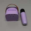 Karaoke Machine for Kids, Portable Mini Speaker with 2 Wireless Microphones, 2026 TOP Kids Gifts for Girls Ages 3, 4, 5, 6, 7, 8, 9, 10, 12 +Years Old, 4-12th Birthday Present Toy Party (Purple)