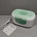 Momcozy New Baby Wipe Warmer, 100pcs Larger Capacity Wipe Dispenser, 10-Min Fast Heating with 4 Temperature Modes, Innovative Spring Design, Silicone & Top Seals,Quick Even Heating, 3-Level Nightlight (Green)