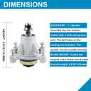 174356 Spindle Assembly for 46" 48" Deck AYP 174358 532174358 Husqvarna GTH2548 GT2248 GTH2248 YTH1848XP