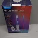 17 Color Changing Liquid Motion Lamp with Remote: 16 inches Large LED Night Lights, Christmas Gifts Table Lamp for Adults and Kids Bedroom,Home Decoration Mood Lighting, Pink Wax