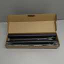 Closet Rods for Hanging Clothes, 17 to 84 Inches Stepless Adjustable Metal Closet Rod, 1.3 Inches Heavy Duty Clothes Hanging Rod for Closet Wardrobes Laundry RV, Black