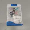 10 Pack Ring Cover Compatible with Oura Ring Gen 4/4 Ceramic, Oura Ring Gen 3 Horizon/Heritage, Surport Charging with Cover on, Anti-Scratch Elastic Silicone Ring Protector for Men Women Working Out (2Black+8 other colors)