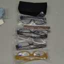 NORPERWIS Reading Glasses 6 Pairs Quality Readers Spring Hinge Glasses for Reading for Men and Women (6 Pack Mix Color -1, 0.75)