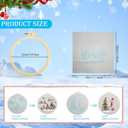 5 Sets Christmas Embroidery Kit for Beginners Adults, Embroidery Starter Kit Xmas Snow Patterns, Winter Embroidery Kit Cross Stitch Kits Includes Instruction Embroidery Hoops Color Threads Needles