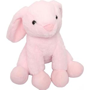 Soft Plush Pink Bunny Rabbit, 10 Inch Small Stuffed Animal Toy, Kids Gift