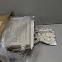 Indoor Kids Baby Couch Slide for Toddler 1-3, Sofa Slide Add-on Attachment for Bed Nugget Playgrounds, with Secure Base Guardrail, Gentle Slope Extended Buffer Zone, Fun Cute Cloud Design, White