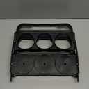 Bodaon 6 Cup Drink Carrier with Handle, Plastic Cup Carriers for Drinks, Drink Holder for Car, Take Out Delivery Drivers Accessories, Portable Foldable Reusable Mobile, Use for Food Delivery Bag (Black)