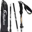A ALAFEN Aluminum Collapsible Ultralight Travel Trekking Hiking Pole for Men and Women (Fits 5'3" - 6'2")