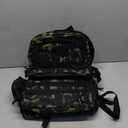 Tactical Double Deck Cooler Backpack for Men,Large Lunch Backpack with 2 Compartment,Soft Cooler Bag (Camo Black)