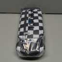 TOPDesign Universal Baby Stroller Organizer, Stroller Caddy with Detachable Mesh Bag & Heightened Insulated Cup Holders & Non-Slip Secure Hooks Accessories, Fits Most Strollers (Checkerboard)