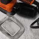 BLACK+DECKER Detail Sander, 1.2 Amp, 16,000 OPM, Compact Design, 3-Position Grip for Comfort, Includes Dust Collector, Corded (BDEMS600)