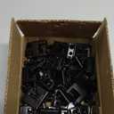 50 Pieces Beam Clamps, 1/4" x 20 Carbon Steel Safety C Clamps with Screws, Heavy Duty Small Thread Rod Clamp for Support J Hooks, Flange, Bridle Rings, Pipe Work