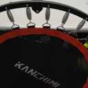 Kanchimi 40" Folding Mini Fitness Indoor Exercise Workout Rebounder Trampoline with Handle, Max Load 330lbs