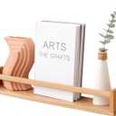 Oak Floating Shelves 24 Inch Nursery Shelves, Nursery Book Shelves Floating Bookshelves Wall Mounted Shelves for Books, Toys and Decor Storage