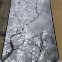 Artexist Flower Canvas Wall Art Black and White Wall Poster Scenery Wall Decor 36"x70" Print Pictures for Dining Room Area Bedroom Artwork (Grey)