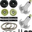 42 Inch 130794 532130794 Spindle for Craftsman Husqvarna LT1000 LT2000, 144959 Spindle+129861 Pulley+173437 Idler+134149 Blade+21547026 Belt Lawn Mower Deck Rebuild Kit