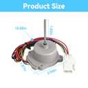 EAU65058315 Evaporator Fan Motor Assembly Compatible with LG Kenmore Refrigerator, Replaces AP7211789 PS17308826 EAU63103209 LFC21776ST LFCS22520S LFX25973D LFX25974ST