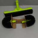 Sepetrel 18" Wide Pool Brush Head for Cleaning Walls,Inground/Above Ground Swimming Pool Scrub Brushes with Round Ends