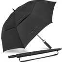 NINEMAX Golf Umbrella 51/54/62/68 Inch Automatic Open, Large Double Canopy Vented Oversize Stick Umbrellas Extra Large Windproof Waterproof for Rain