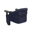 Inglesina Fast Table Chair, Navy - Portable Baby High Chair - for Babies & Toddlers up to 37 lbs - Collapsible Design - Fits Tables 0.8'' to 3.5'' Thick - Compact & Easy to Use - Travel Bag Included