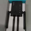 WiFi Extender Signal Booster for Whole Home - 9K Sq.Ft Coverage with4 Antennas | 70% Faster Internet Booster w/Ethernet Port, Easy Setup Wireless Repeater