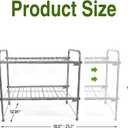Under Sink Organizers and Storage2 Tier Expandable Under Cabinet Organizer Shelf for Under Kitchen Bathroom Sink Organizers and Storage