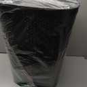 Mind Reader Slim Laundry Hamper with Lid, 60L Clothes Basket, Ventilated Plastic, Black (Single)