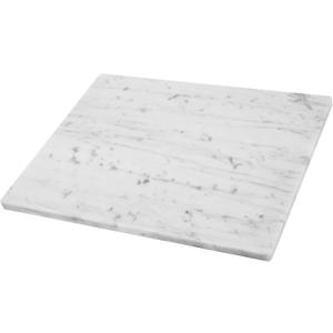 Natural Marble Cutting Board For Kitchen, 16 x 20 Inch Marble Slab Pastry Board With Non-Slip Feet For Baking, Cheese, Charcuterie, Chocolate, White Marble Gray Veins
