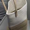 Large Woven Laundry Basket Hamper,60L Cotton Rope Storage Bin for Blankets,Toys and Clothes,Decorative Tall Nursery Hamper for Living Room,Baby Nursery,Bathroom and Bedroom,Brown