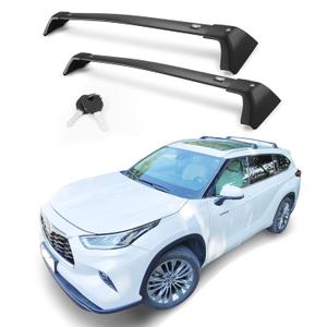 Autekcomma Heavy Duty Roof Rack Cross Bars Replacement for Highlander 2020-2026(not fit LE Models & Grand Highlander),Anti Theft Mechanism Lock with Max 260 lbs Loading Weight Crossbars