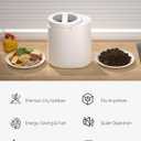 LUBBYGIM Electric Composter for Kitchen, 2.5L Smart Countertop Compost Bin, Auto-Cleaning & Odorless & Low Noise & Turn Food Waste into Fertilizer, Indoor Electric Food Waste Composter for Home Use