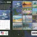 Claude Monet Calendar 2026 Impressionist Art Monthly Wall Calender 12 Month | American Made In The USA