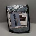 ZNSAYOTX Luxury Velvet Couch Cover 4 Piece (72"-92") Stretch Sofa Covers for 3 Cushion Couch Thick Soft Sofa Slipcover with Non Slip Strap, Dog Pet Friendly Nice Furniture Protector (Stone Blue)