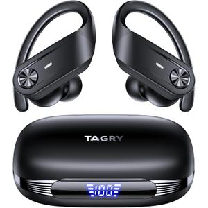 TAGRY Hybrid Active Noise Cancelling Wireless Earbuds Ear Buds