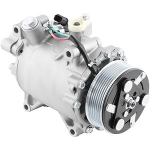 Car A/C Compressor Fit for ILX 13-15, for RDX 07-12, for Honda CRV 2.4L 07-14, Civic 12-15 Automotive Replacement AC Compressor 38810RWCA03 A/C Compressor for Car CO 4920AC