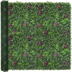 DOPGIB Greenery Grass Wall Boxwood Plant Roll: 72"x128"(64 SQFT with UV Resistant Green Leaves Faux for Interior Panel, Greenery Backdrop,Garden and Indoor Outdoor Wall&Fence Covering Privacy (3d Style 2)