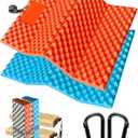 Foam Hiking Seat, Sit Pad, Sit Pads for Backpacking, Seat Cushion with Carabiner Clips, Carry Bag, Waterproof Foam Seat for Camping, Hiking, Outdoor