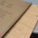 Kikcoin 3020 Bamboo Cutting Boards for Kitchen, Heavy Duty Wooden Cutting Boards, Healthy Extra Large Chopping Boards with Deep Juice Groove and Handle, Oversized Stove Top Cover, Natural