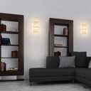 ChangM LED Wall Sconce Modern Wall Light Lamps 12W Warm White Up and Down Indoor Acrylic Lighting Fixture for Living Room Bedroom Hallway Conservatory Home Room Decor Not Dimmable No Plug(2 Pack)