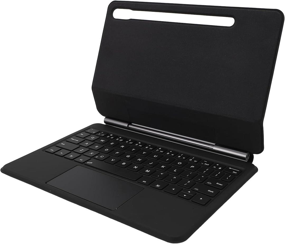 Zyyini Keyboard Case for Tab S7 S8 S9 S9FE 11 Inch, Magnetic Keyboard case for Matepad 10.95, with Multi Touch Trackpad and Pencil Hold, Floating Cantilever Stand Keyboard Case