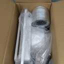 12" Ultra Quiet Bathroom Exhaust Fan with 6500K LED Light, 1.0 Sone 120 CFM, 10x10 Mount, 1500 LM Ceiling Ventilation Fan, Energy Efficient (6500K LED-W)